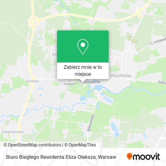 Mapa Biuro Biegłego Rewidenta Eliza Oleksza