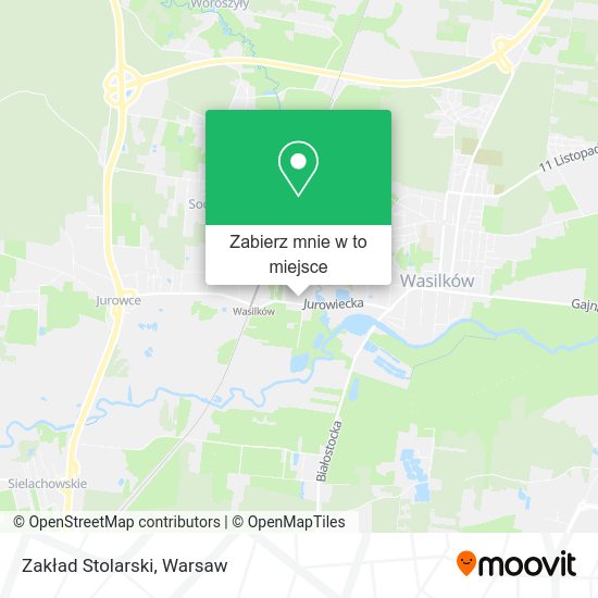 Mapa Zakład Stolarski