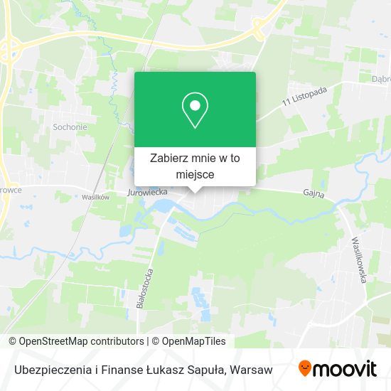 Mapa Ubezpieczenia i Finanse Łukasz Sapuła