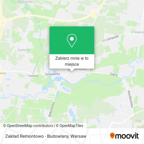 Mapa Zakład Remontowo - Budowlany