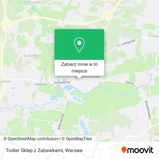 Mapa Todler Sklep z Zabawkami