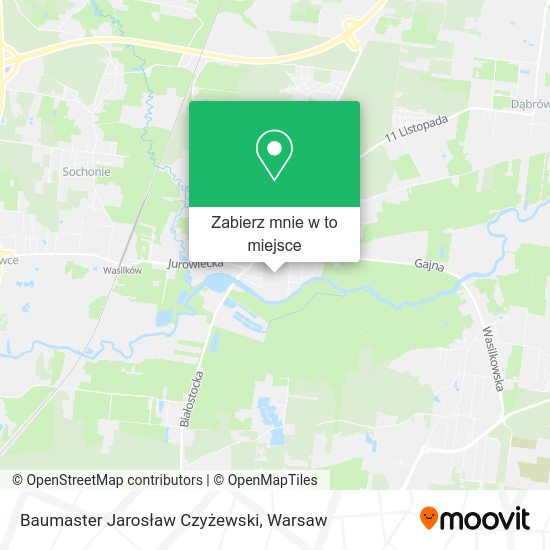 Mapa Baumaster Jarosław Czyżewski