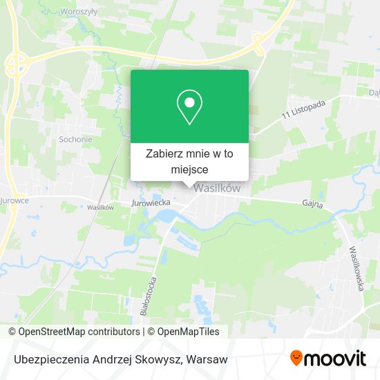 Mapa Ubezpieczenia Andrzej Skowysz