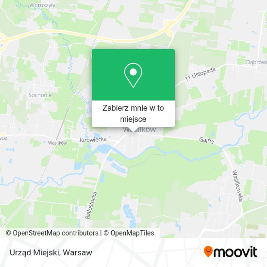 Mapa Urząd Miejski