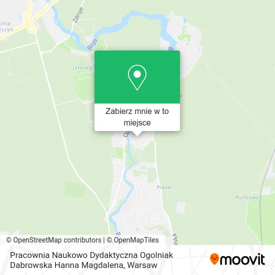 Mapa Pracownia Naukowo Dydaktyczna Ogolniak Dabrowska Hanna Magdalena