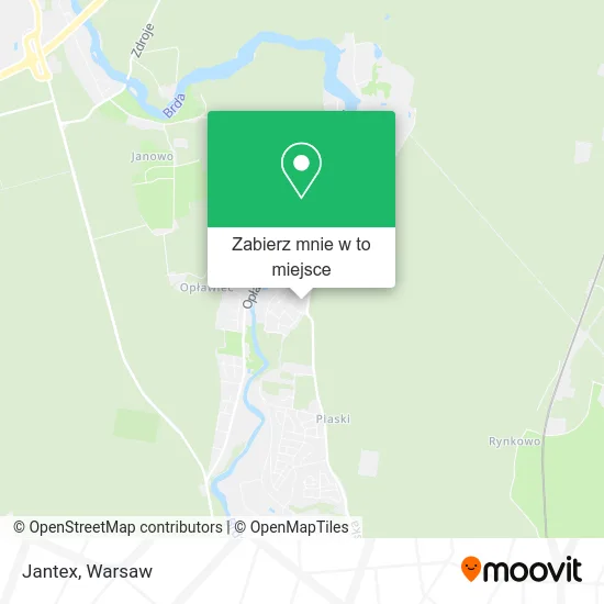 Mapa Jantex