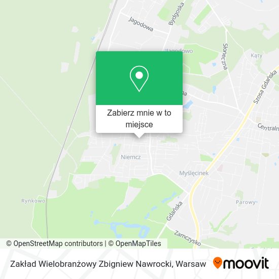 Mapa Zakład Wielobranżowy Zbigniew Nawrocki