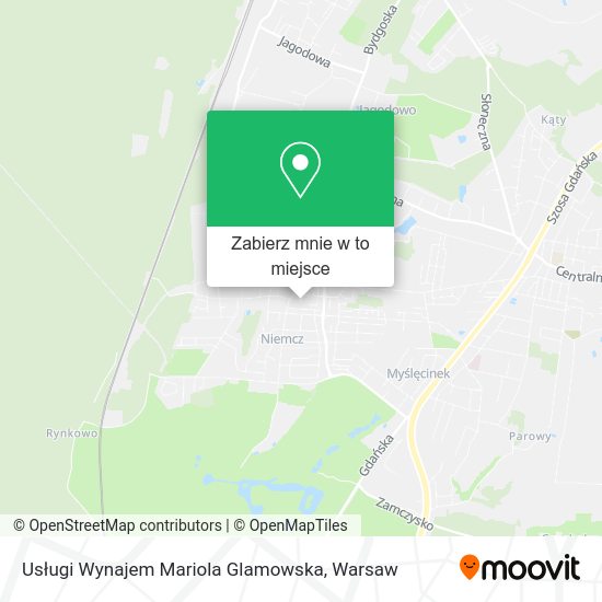 Mapa Usługi Wynajem Mariola Glamowska