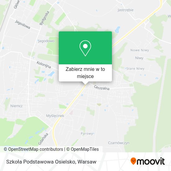 Mapa Szkoła Podstawowa Osielsko