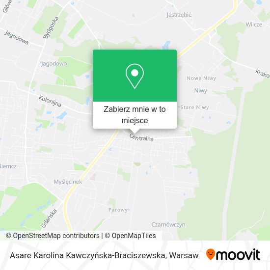 Mapa Asare Karolina Kawczyńska-Braciszewska