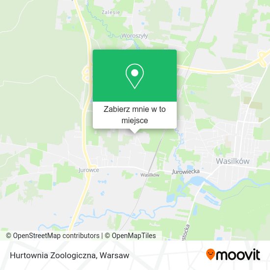 Mapa Hurtownia Zoologiczna