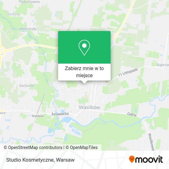 Mapa Studio Kosmetyczne