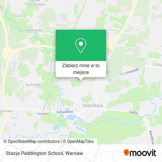 Mapa Stacja Paddington School