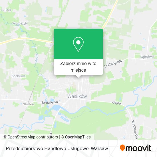 Mapa Przedsiebiorstwo Handlowo Uslugowe