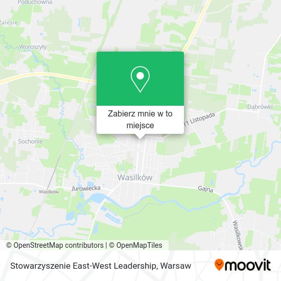 Mapa Stowarzyszenie East-West Leadership