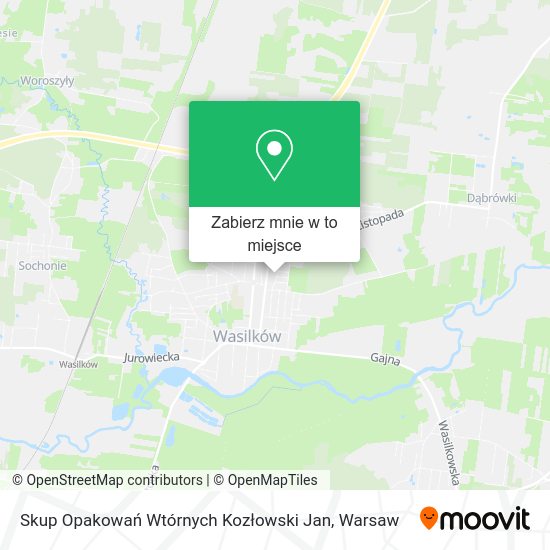 Mapa Skup Opakowań Wtórnych Kozłowski Jan