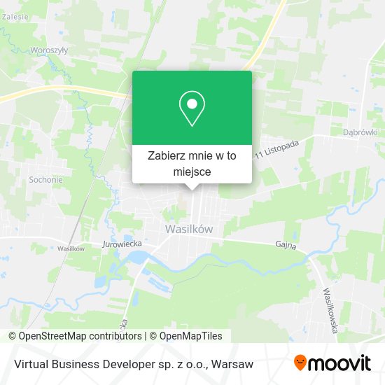 Mapa Virtual Business Developer sp. z o.o.