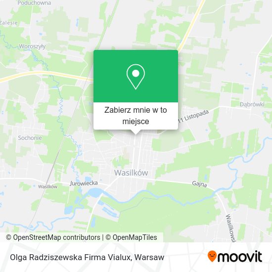 Mapa Olga Radziszewska Firma Vialux