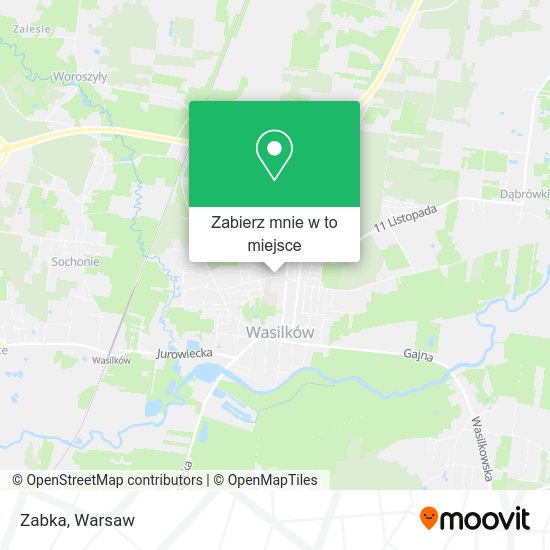 Mapa Zabka