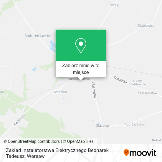 Mapa Zakład Instalatorstwa Elektrycznego Bednarek Tadeusz