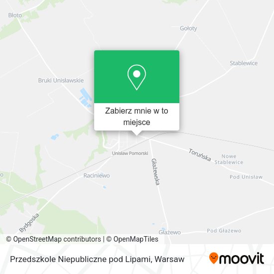 Mapa Przedszkole Niepubliczne pod Lipami