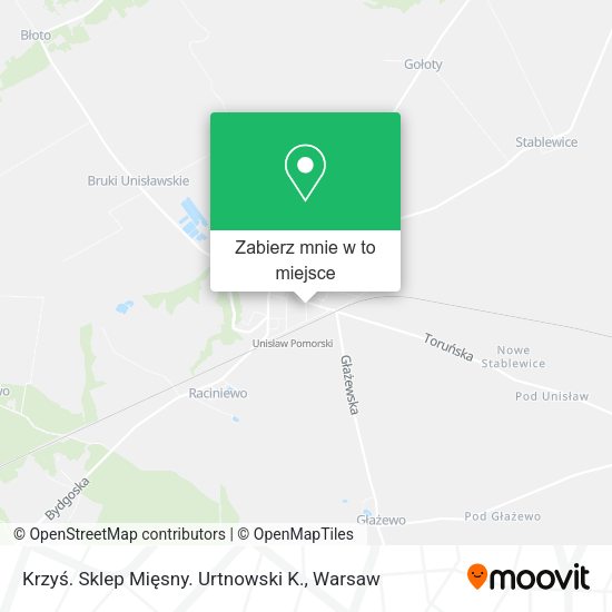 Mapa Krzyś. Sklep Mięsny. Urtnowski K.