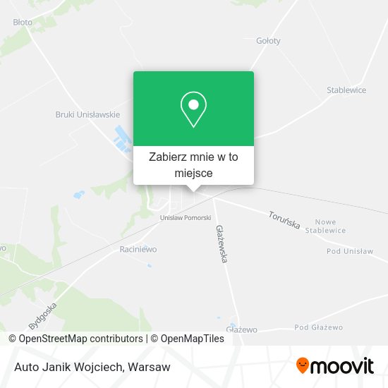 Mapa Auto Janik Wojciech