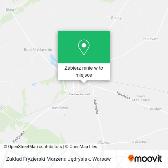 Mapa Zakład Fryzjerski Marzena Jędrysiak