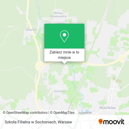 Mapa Szkoła Filialna w Sochoniach