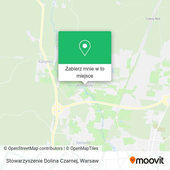 Mapa Stowarzyszenie Dolina Czarnej