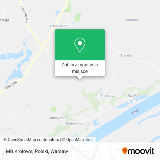 Mapa MB Królowej Polski