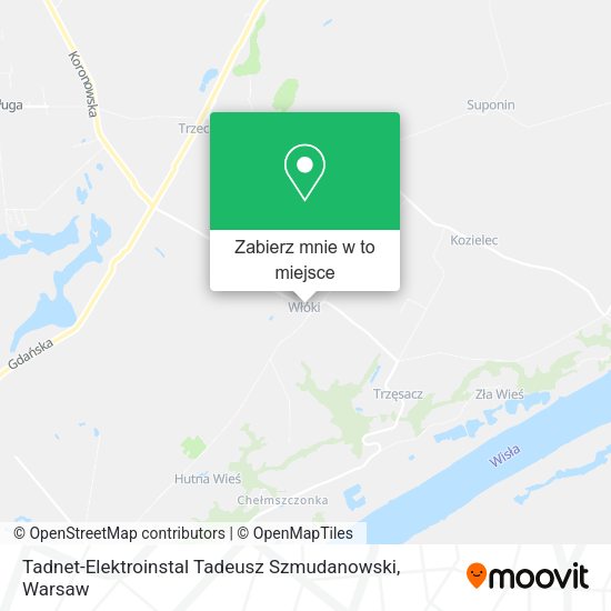 Mapa Tadnet-Elektroinstal Tadeusz Szmudanowski