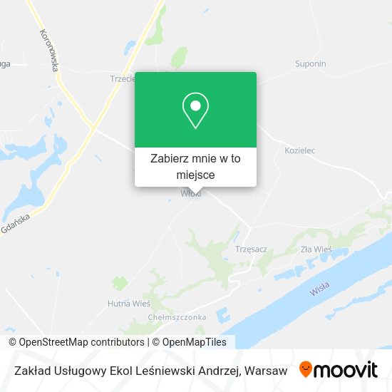 Mapa Zakład Usługowy Ekol Leśniewski Andrzej