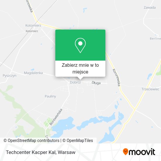 Mapa Techcenter Kacper Kal