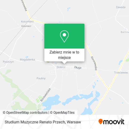 Mapa Studium Muzyczne Renato Przech