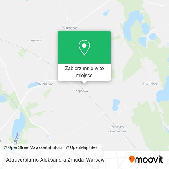 Mapa Attraversiamo Aleksandra Żmuda