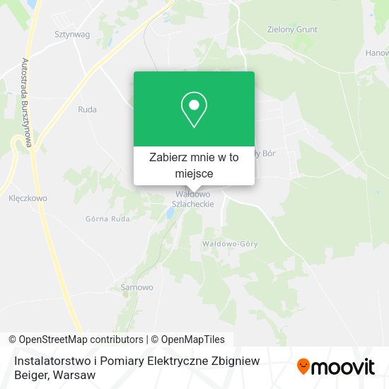 Mapa Instalatorstwo i Pomiary Elektryczne Zbigniew Beiger