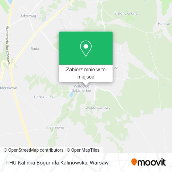 Mapa FHU Kalinka Bogumiła Kalinowska