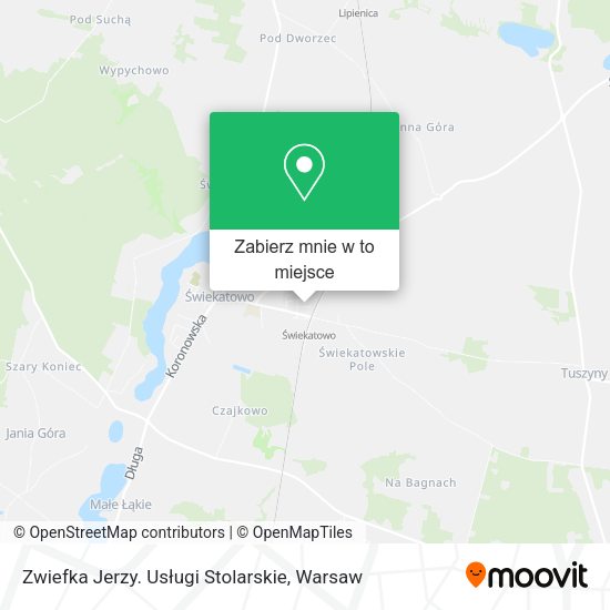 Mapa Zwiefka Jerzy. Usługi Stolarskie