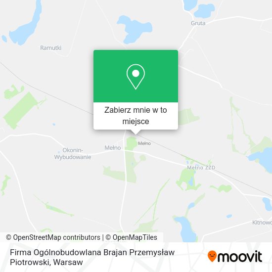 Mapa Firma Ogólnobudowlana Brajan Przemysław Piotrowski