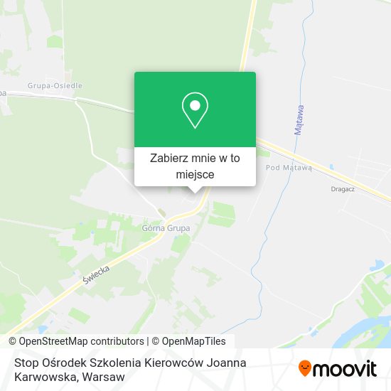 Mapa Stop Ośrodek Szkolenia Kierowców Joanna Karwowska