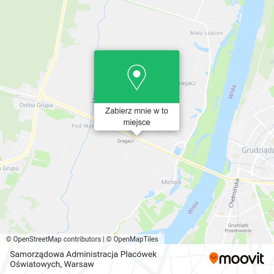 Mapa Samorządowa Administracja Placówek Oświatowych