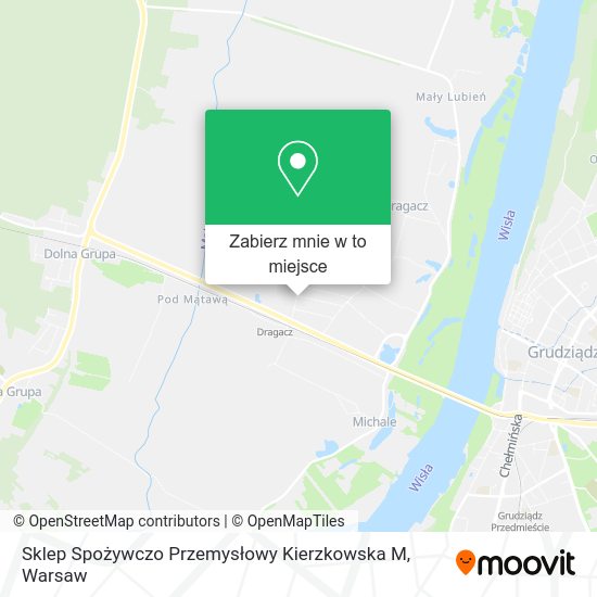 Mapa Sklep Spożywczo Przemysłowy Kierzkowska M