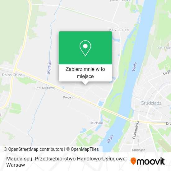 Mapa Magda sp.j. Przedsiębiorstwo Handlowo-Usługowe