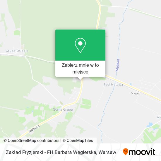 Mapa Zakład Fryzjerski - FH Barbara Węglerska