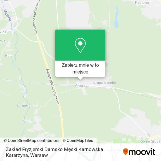 Mapa Zakład Fryzjerski Damsko Męski Karnowska Katarzyna