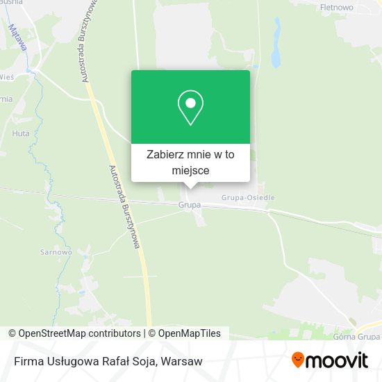 Mapa Firma Usługowa Rafał Soja