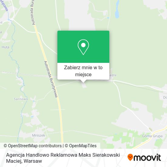 Mapa Agencja Handlowo Reklamowa Maks Sierakowski Maciej