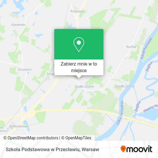 Mapa Szkoła Podstawowa w Przecławiu