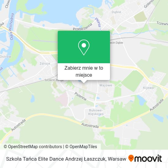 Mapa Szkoła Tańca Elite Dance Andrzej Łaszczuk